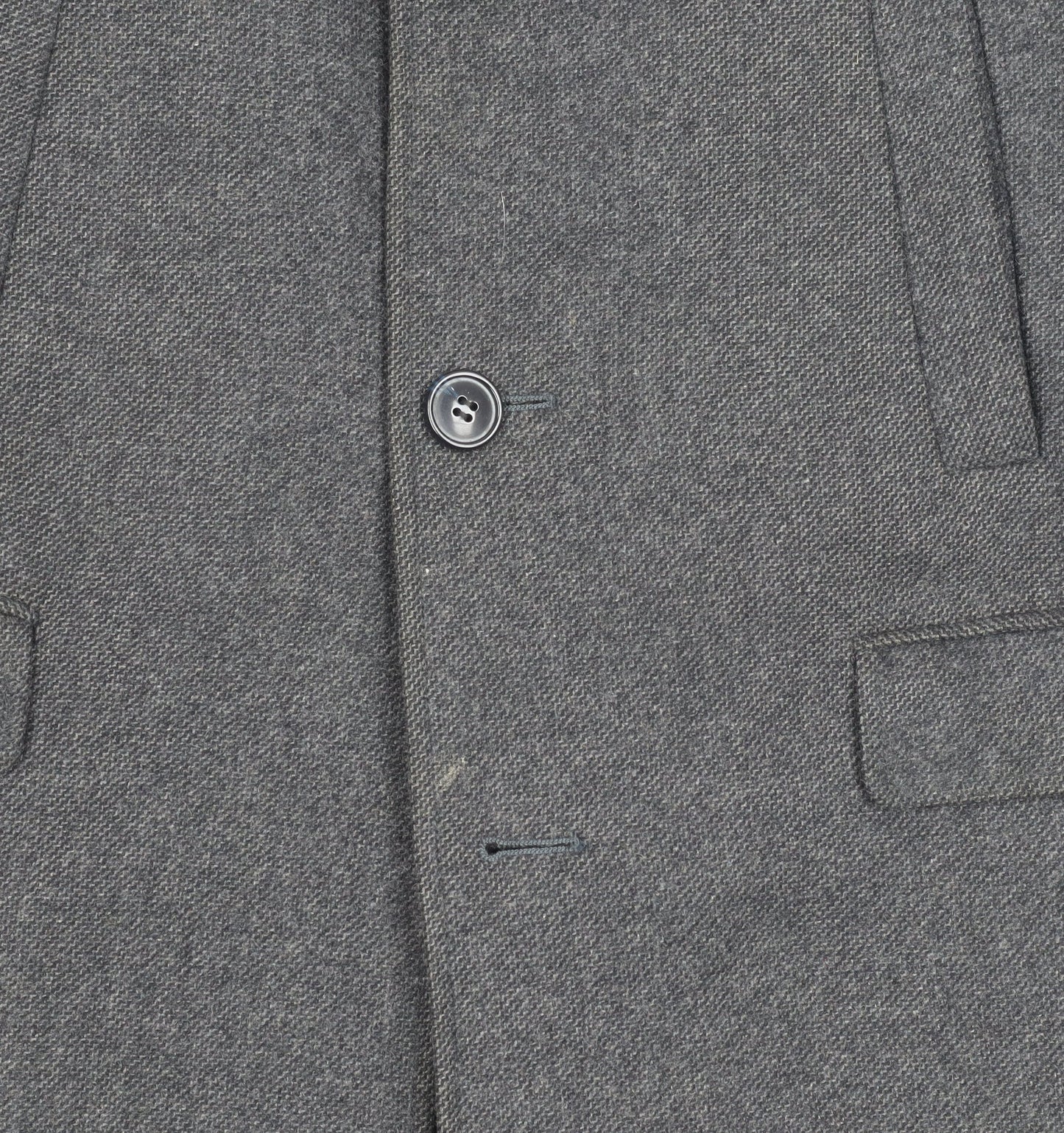 Mens UK Size 50 Mario Conti Grey Overcoat