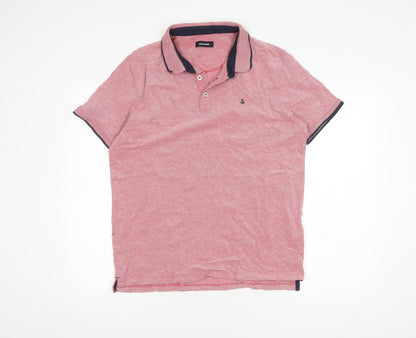 Jack & Jones Men's Red 2XL Polo Shirt