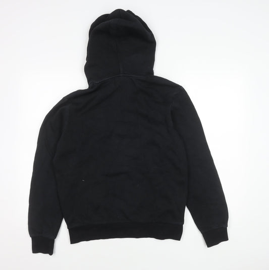 Mens UK Size XS JACK & JONES Black Pullover Hoodie