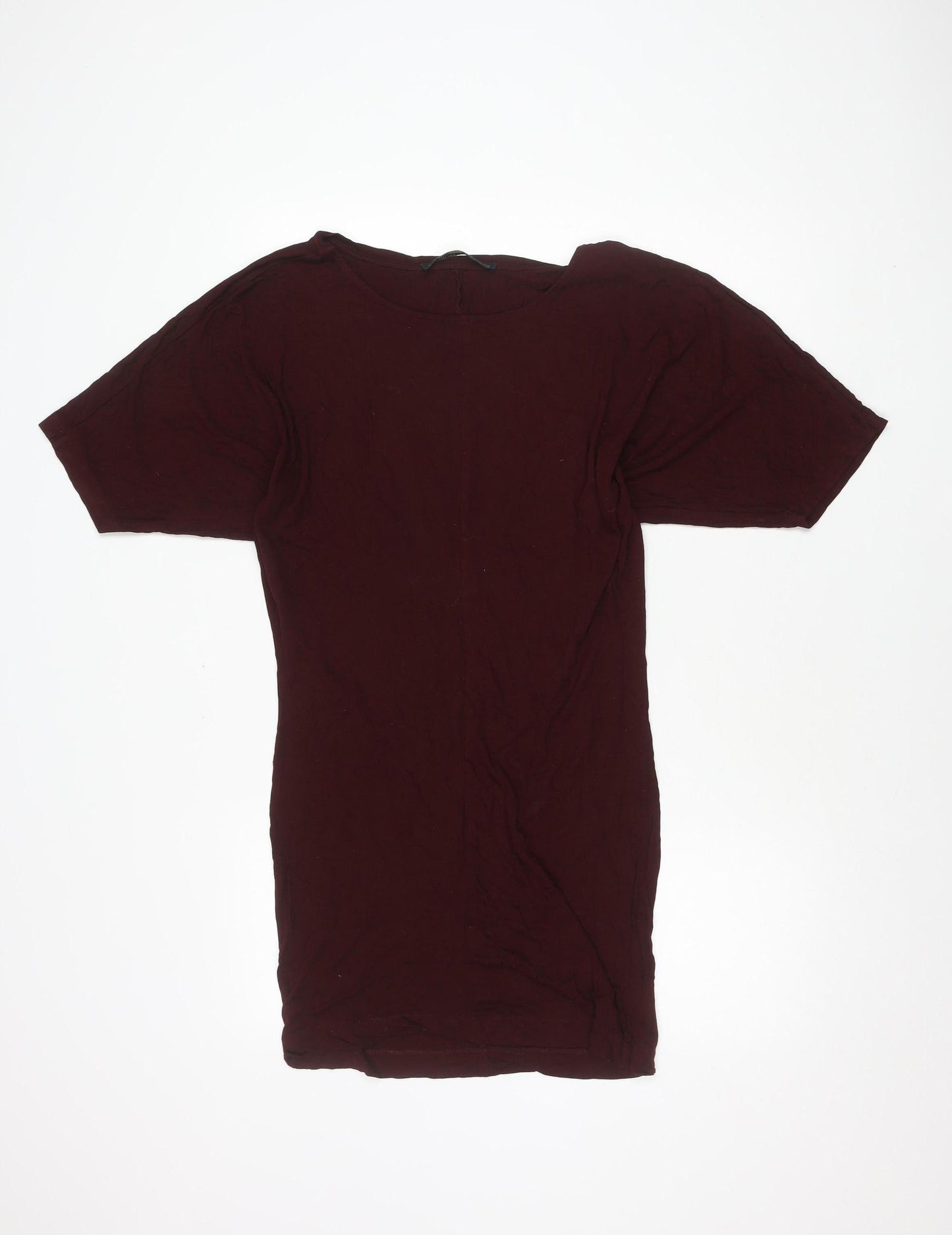 AllSaints Women's Brown Viscose T-Shirt Size 12