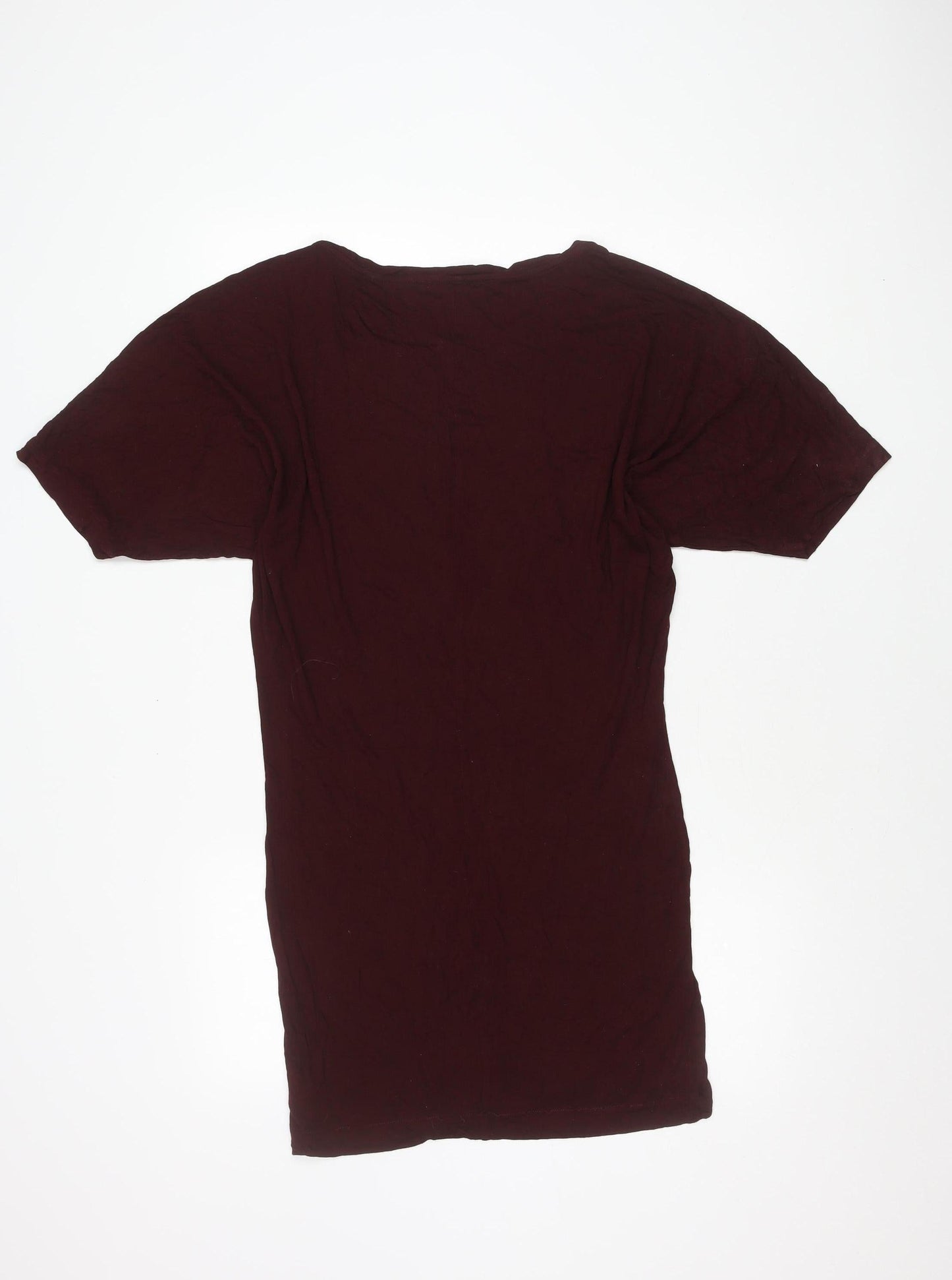 AllSaints Women's Brown Viscose T-Shirt Size 12