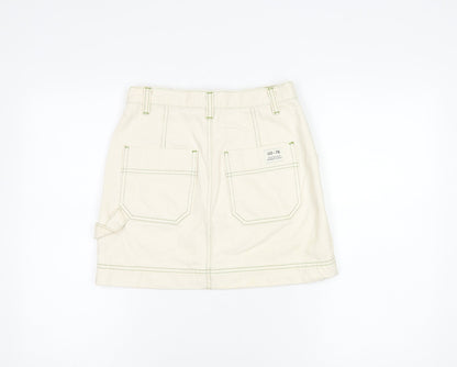 BDG Women's Ivory Cargo Skirt, Size S