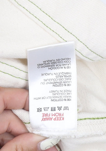 BDG Women's Ivory Cargo Skirt, Size S