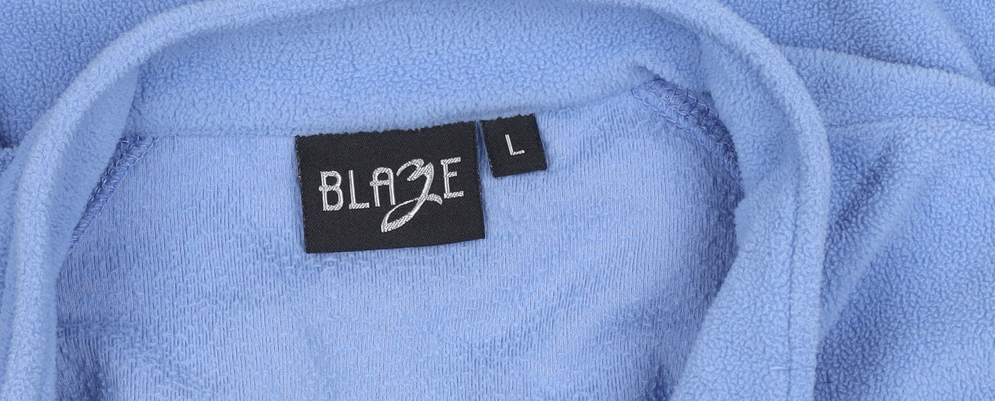 Blaze Women's Blue Fleece Sweatshirt L