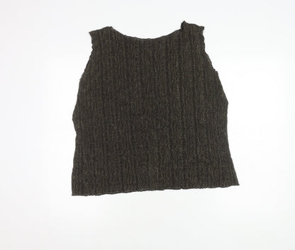 Womens UK Size 22 Marks and Spencer Gold Basic Tank