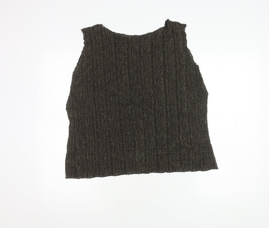 Womens UK Size 22 Marks and Spencer Gold Basic Tank