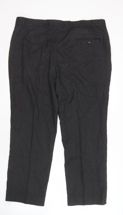 Mens UK Size 40 Centaur   Black Trousers