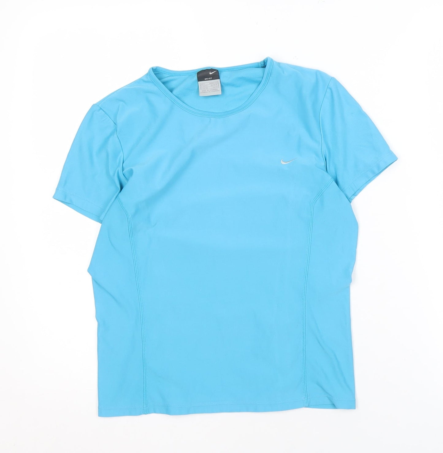 Nike Women's Blue Athletic T-Shirt L