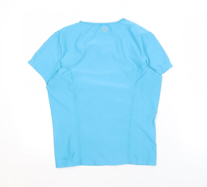 Nike Women's Blue Athletic T-Shirt L