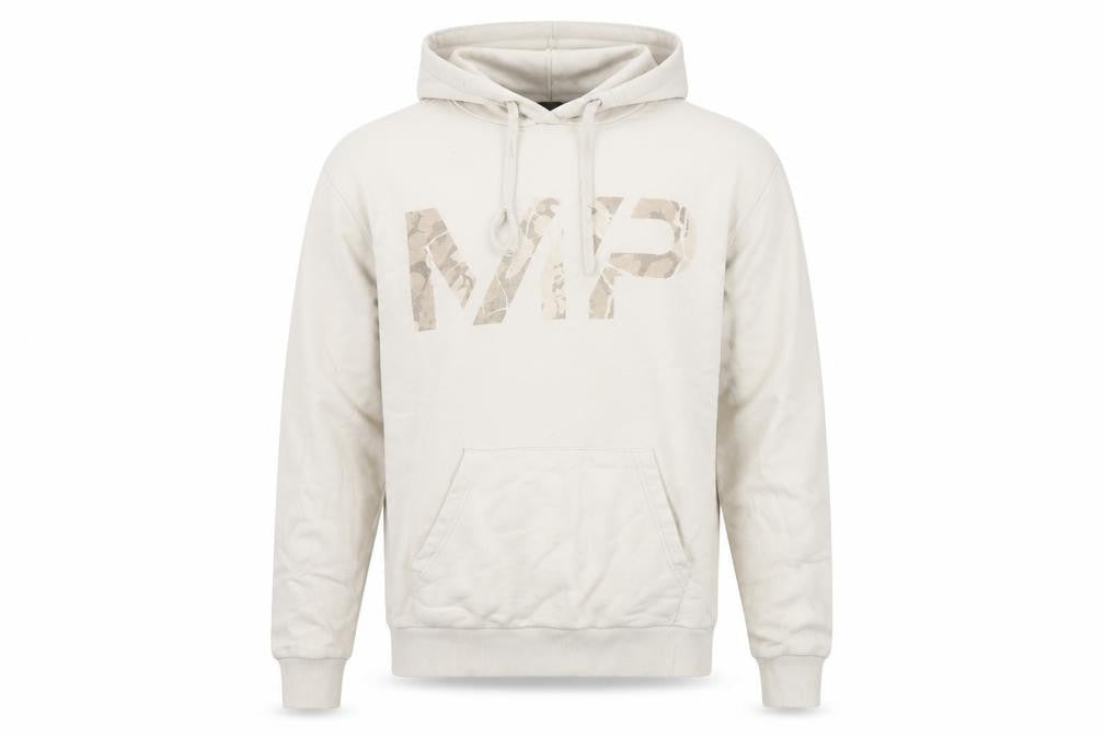Mens UK Size XL MP Beige Pullover Hoodie