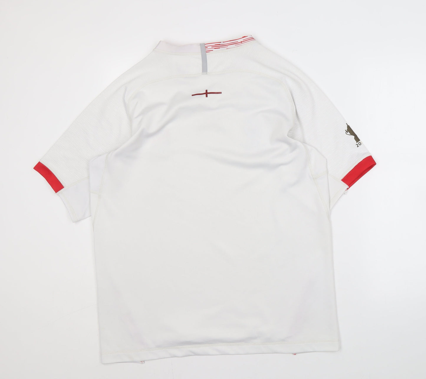 Canterbury Men's White Jersey Rugby Sports Top L