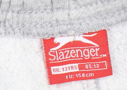 Slazenger Boys Grey Jogger Trousers 13 Years