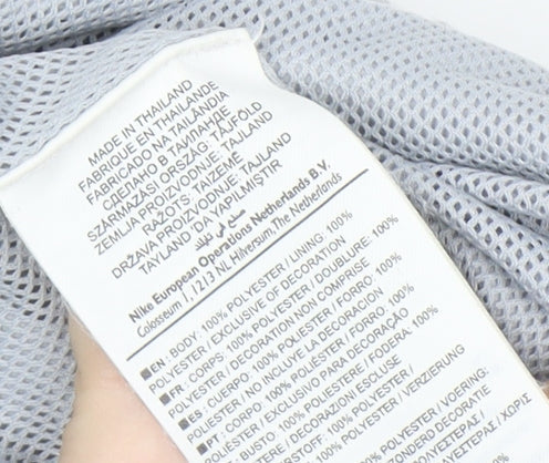 Nike Men's Grey Athletic Shorts M Elastic Waist