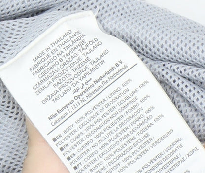 Nike Men's Grey Athletic Shorts M Elastic Waist