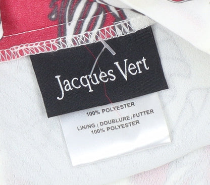 Jacques Vert Women's Multicoloured Floral Flare Skirt Size 18