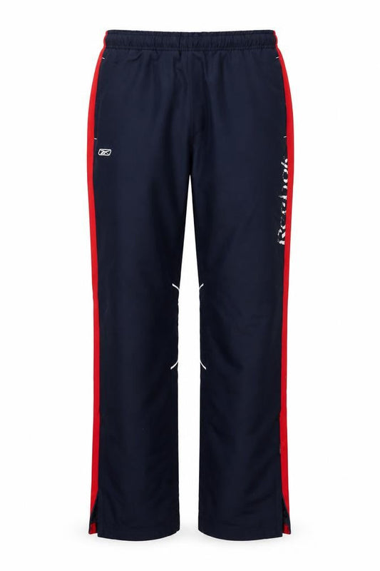 Mens UK Size S Reebok-activewear Regular Fit Track Pants Blue Trousers
