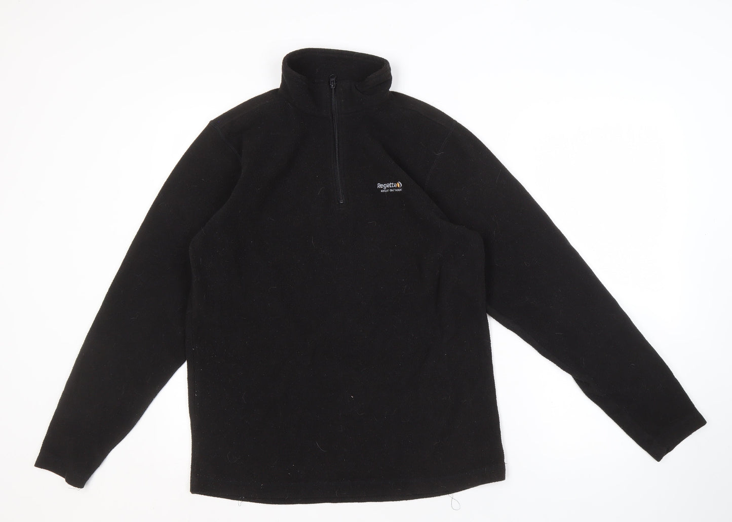 Mens UK Size L Regatta Black Full Zip Sweatshirt