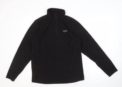 Mens UK Size L Regatta Black Full Zip Sweatshirt