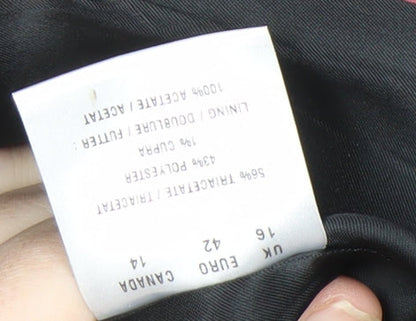 Womens UK Size 16 Planet  Black Blazer