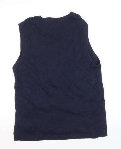 Slazenger Men's Blue Sleeveless Tank - Size L