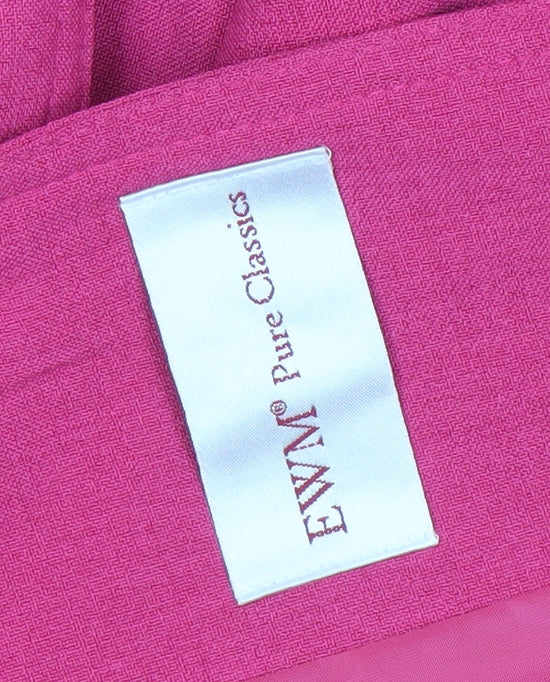 EWM Pink Women's Blazer Size 16 Short Sleeve