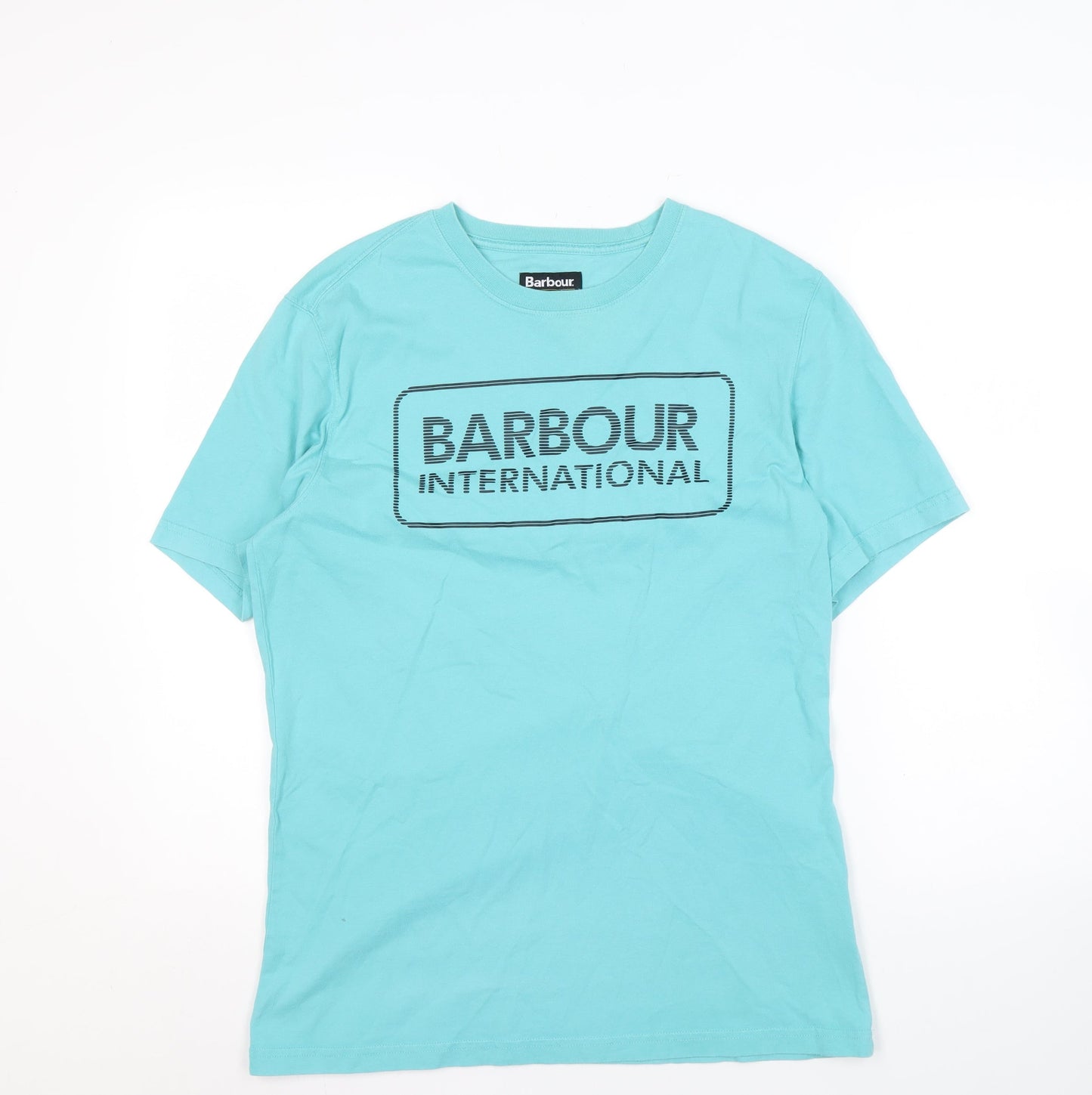 Barbour Mens Blue L Classic T Shirt