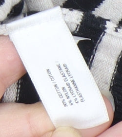 Gap Women's Black Striped Pullover Jumper M