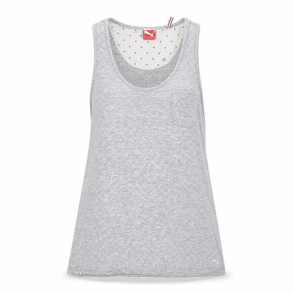 Puma Women's Grey Tank Top Size 10 Activewear
