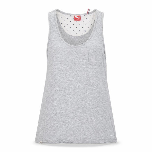 Puma Women's Grey Tank Top Size 10 Activewear