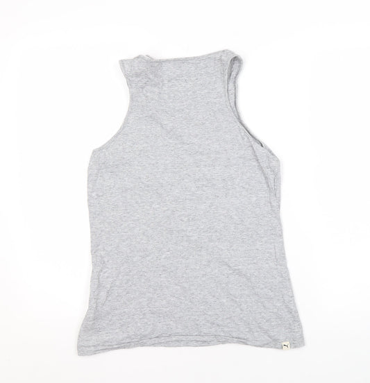Puma Women's Grey Tank Top Size 10 Activewear