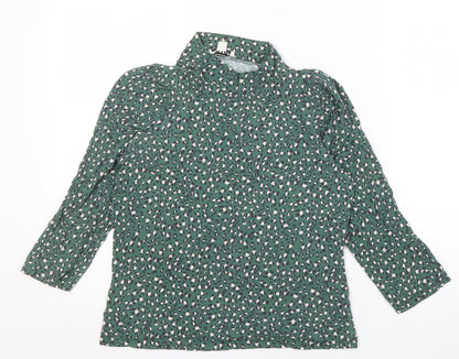 Womens UK Size 12 Whistles Green Basic Blouse