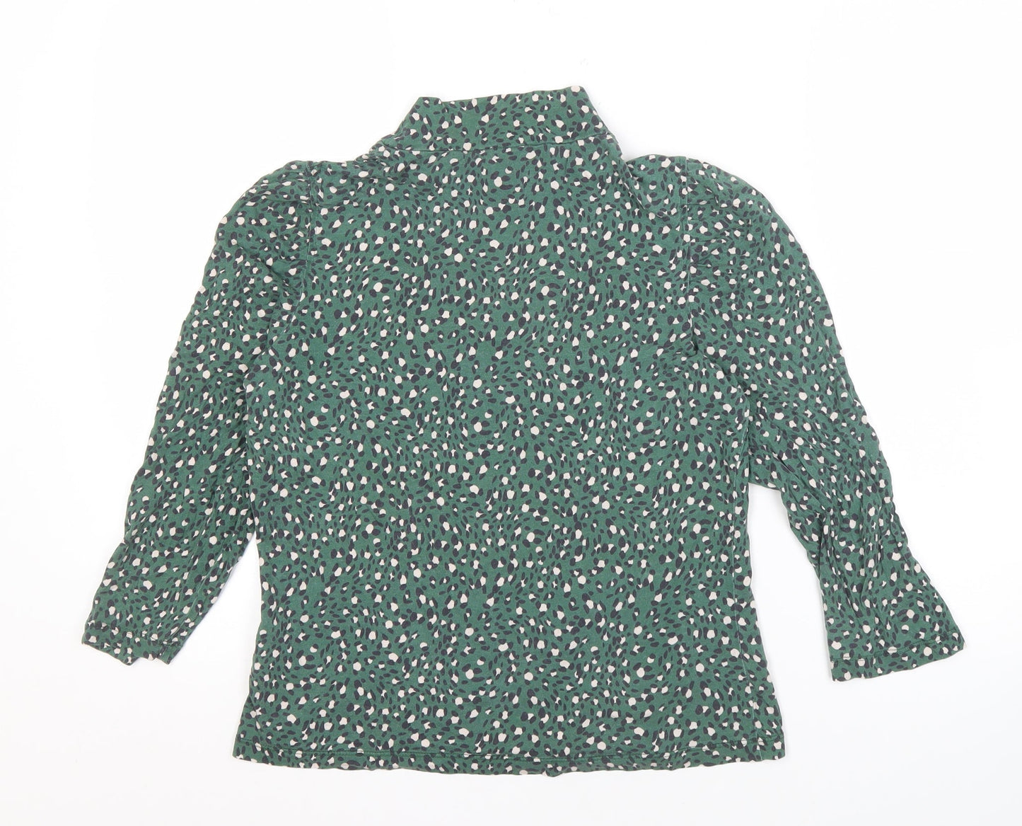 Womens UK Size 12 Whistles Green Basic Blouse