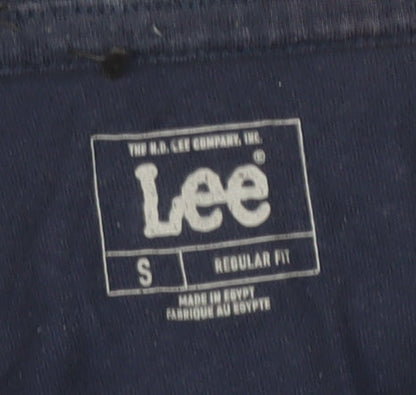 Lee Men's Blue S Regular Fit T-Shirt