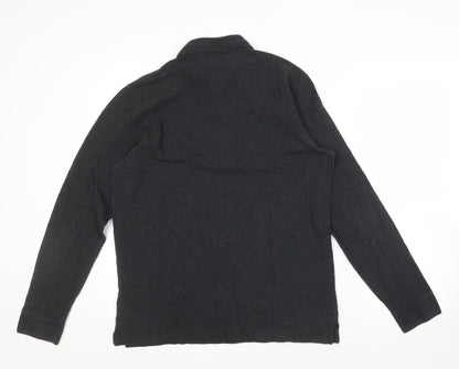 Hugo Boss Men's Black L Long Sleeve Polo Shirt