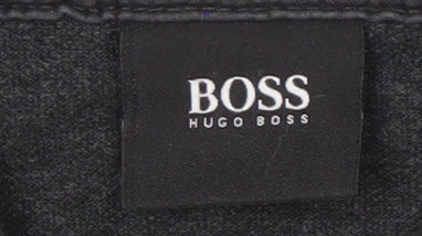 Hugo Boss Men's Black L Long Sleeve Polo Shirt