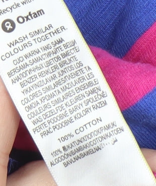 Blue Harbour Men's Blue Striped Polo Shirt S