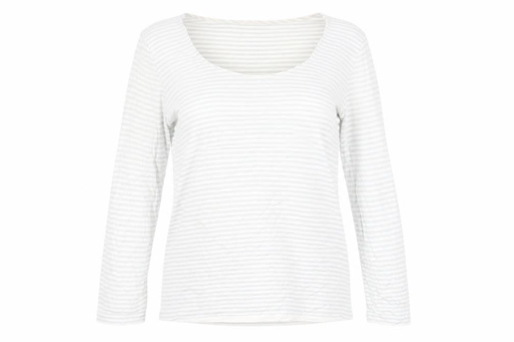 Womens UK Size M Hobbs White Basic T-Shirt