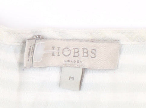 Womens UK Size M Hobbs White Basic T-Shirt