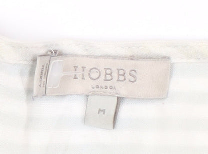 Womens UK Size M Hobbs White Basic T-Shirt