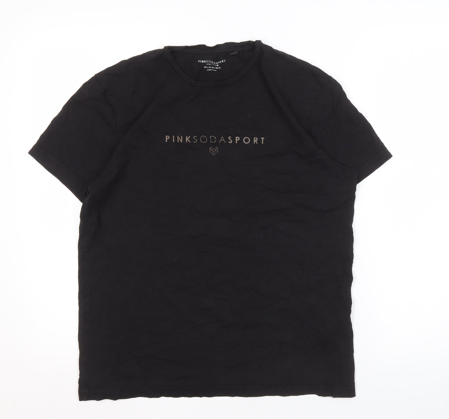 Pink Soda Sport Women's Black T-Shirt Size 8
