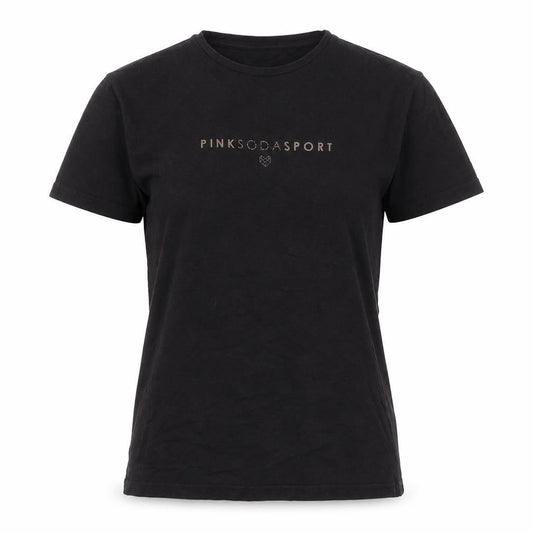 Pink Soda Sport Women's Black T-Shirt Size 8