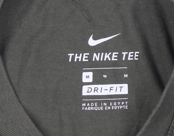 Nike Men's Green Athletic T-Shirt M Dri-Fit