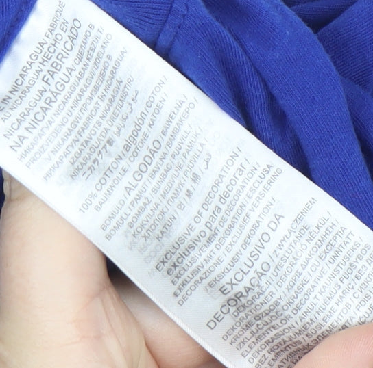 Nike Men's Mets XL Blue Graphic T-Shirt - Sports Style