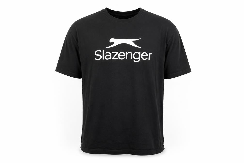 Mens UK Size M Slazenger Black  T-Shirt