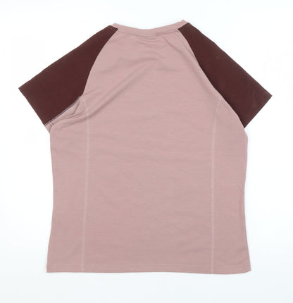 Craghoppers Women's Pink T-Shirt, Size 14, Raglan Sleeves