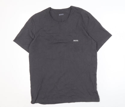 Mens UK Size L Boss Black  T-Shirt