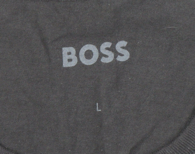 Mens UK Size L Boss Black  T-Shirt