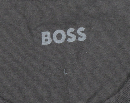 Mens UK Size L Boss Black  T-Shirt