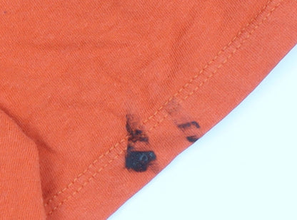 Nike Men's Orange Athletic Fit Astros T-Shirt L