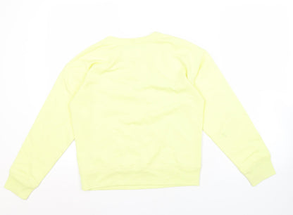 GAP Boys Yellow Pullover Sweatshirt, Size 11 Years